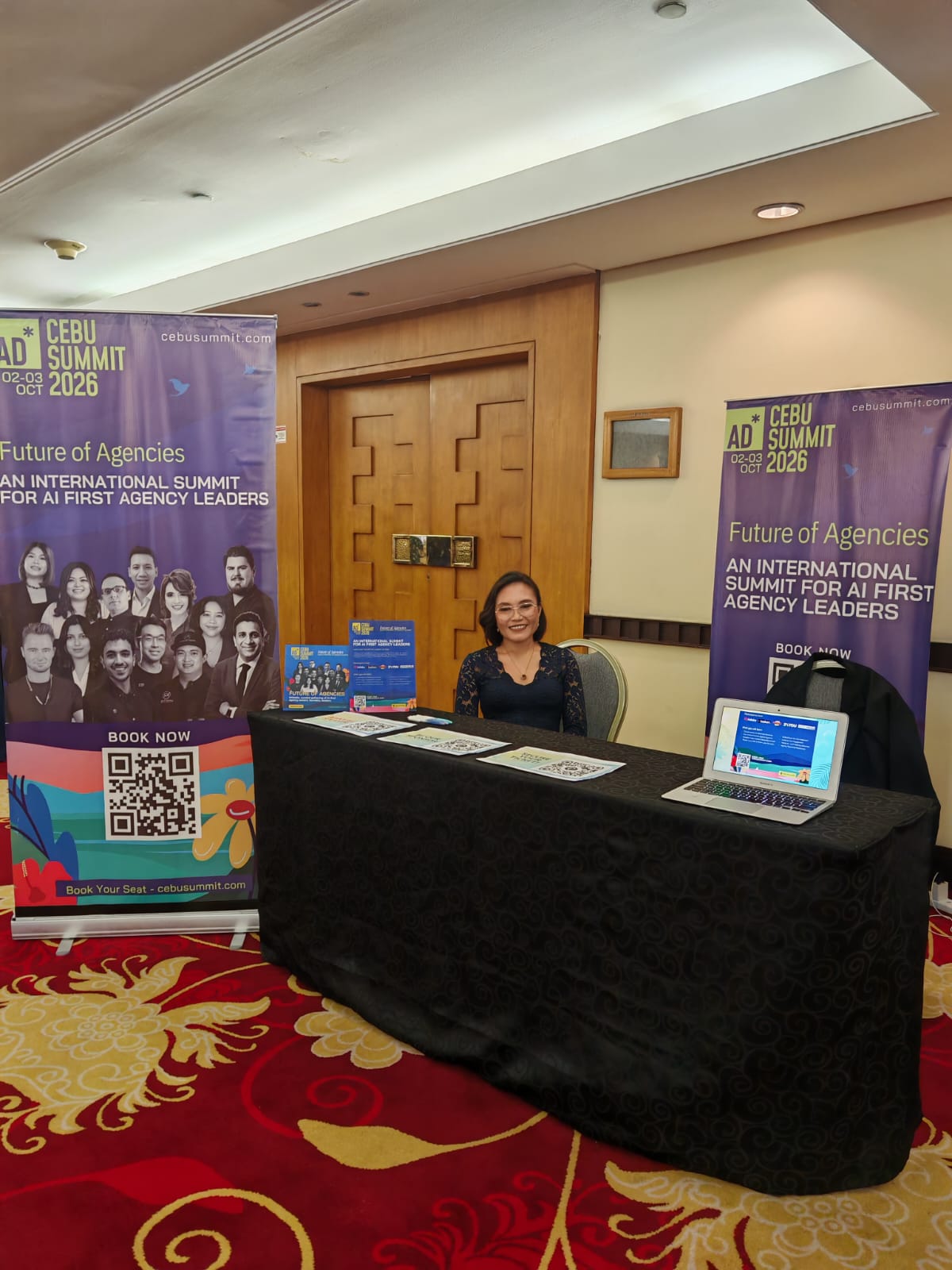 Cebu Summit 2026 booth at the High Level Accelerator Manila event 2