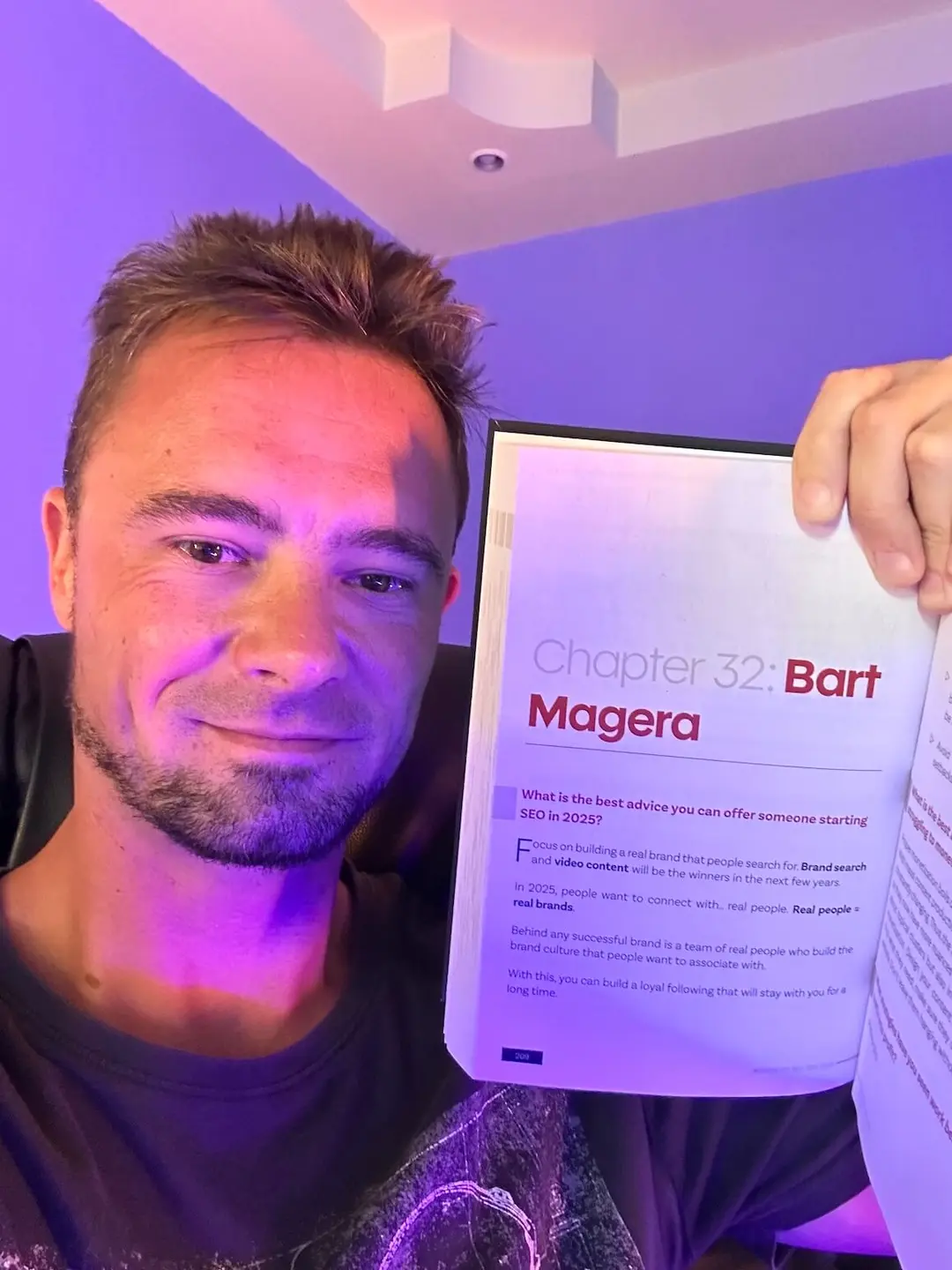 Bart Magera featured in SEO book