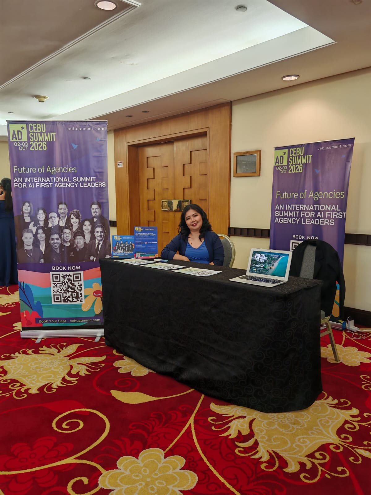 Cebu Summit 2026 booth at the High Level Accelerator Manila event 1
